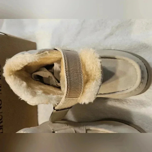 Bruno Marc light tan 12c fur girl boots - Picture 4 of 15